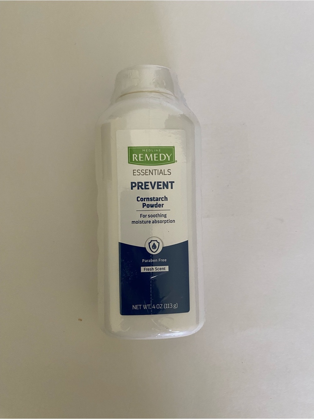 Medline Remedy Cornstarch Powder Fresh Scent NWT 4 oz